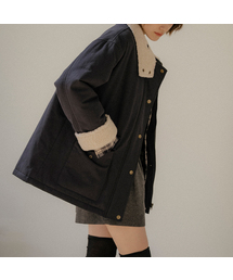 FRIVER07（フリバー07）の「High neck fleece point half jumper [FRFA03JP03]_2color（ミリタリージャケット）」