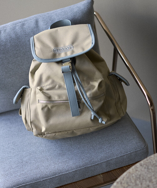 OUTDOOR PRODUCTS（アウトドアプロダクツ）の「OUTDOOR PRODUCTS × Firsthand/アウトドアプロダクツ 別注 配色デザイン ミニリュック（バックパック/リュック・レディース・ネイビー/ベージュ/ブラウン・ONE SIZE）」の10枚目の写真