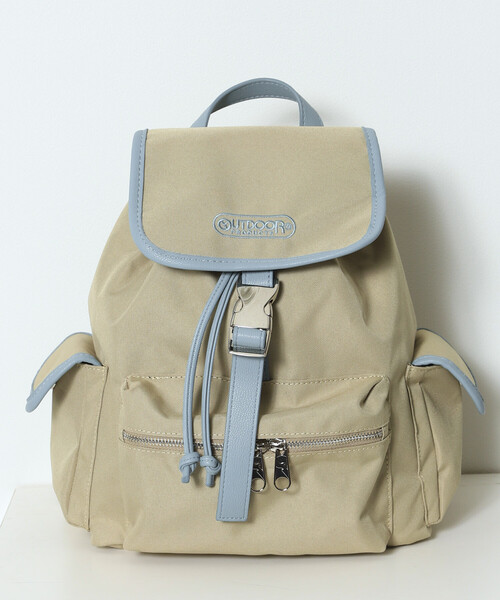 OUTDOOR PRODUCTS（アウトドアプロダクツ）の「OUTDOOR PRODUCTS × Firsthand/アウトドアプロダクツ 別注 配色デザイン ミニリュック（バックパック/リュック・レディース・ネイビー/ベージュ/ブラウン・ONE SIZE）」の12枚目の写真