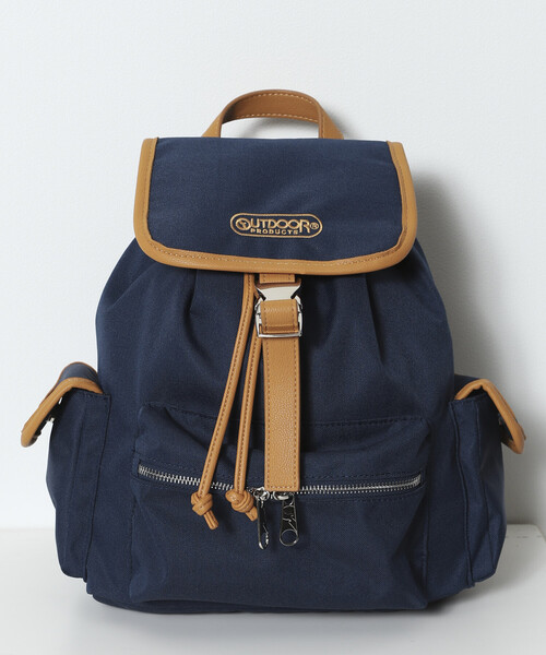 OUTDOOR PRODUCTS（アウトドアプロダクツ）の「OUTDOOR PRODUCTS × Firsthand/アウトドアプロダクツ 別注 配色デザイン ミニリュック（バックパック/リュック・レディース・ネイビー/ベージュ/ブラウン・ONE SIZE）」の13枚目の写真