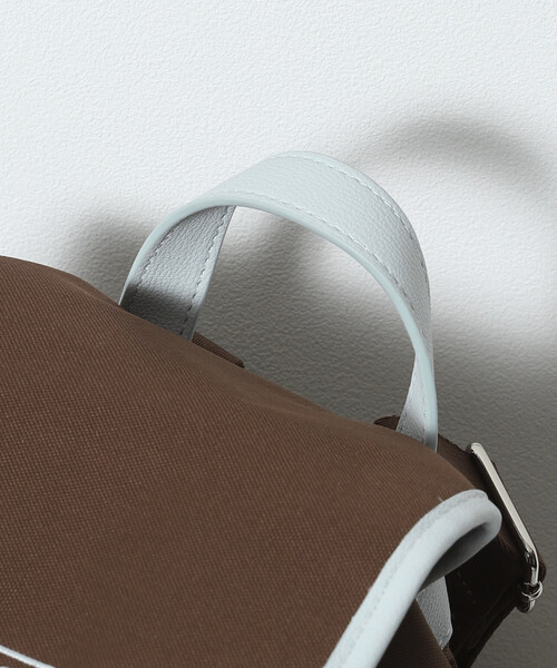 OUTDOOR PRODUCTS（アウトドアプロダクツ）の「OUTDOOR PRODUCTS × Firsthand/アウトドアプロダクツ 別注 配色デザイン ミニリュック（バックパック/リュック・レディース・ネイビー/ベージュ/ブラウン・ONE SIZE）」の17枚目の写真