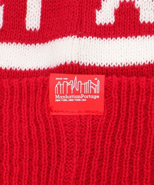 Manhattan Portage(マンハッタンポーテージ)の「Manhattan Portage/マンハッタンポーテージ キッズ ビーニー ニット帽 KIDS PONPON KNIT WATCH MP248(ニットキャップ/ビーニー・キッズ・ネイビー×ホワイト/グリーン系その他/レッド系その他/ブラック×ホワイト・FREE)」の11枚目の写真