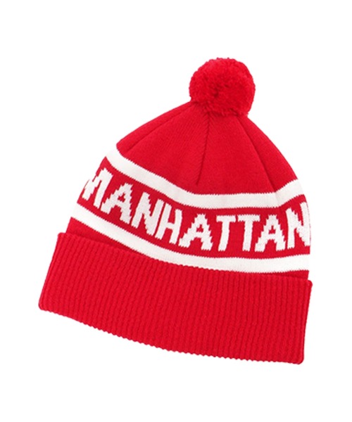 Manhattan Portage(マンハッタンポーテージ)の「Manhattan Portage/マンハッタンポーテージ キッズ ビーニー ニット帽 KIDS PONPON KNIT WATCH MP248(ニットキャップ/ビーニー・キッズ・ネイビー×ホワイト/グリーン系その他/レッド系その他/ブラック×ホワイト・FREE)」の8枚目の写真