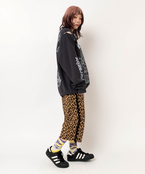 M2634 ショルダーZipトレーナー（スウェット）｜RNA（アールエヌエー