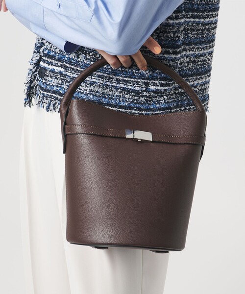 スクエアメタル バケットバッグ（トートバッグ）｜UNITED ARROWS