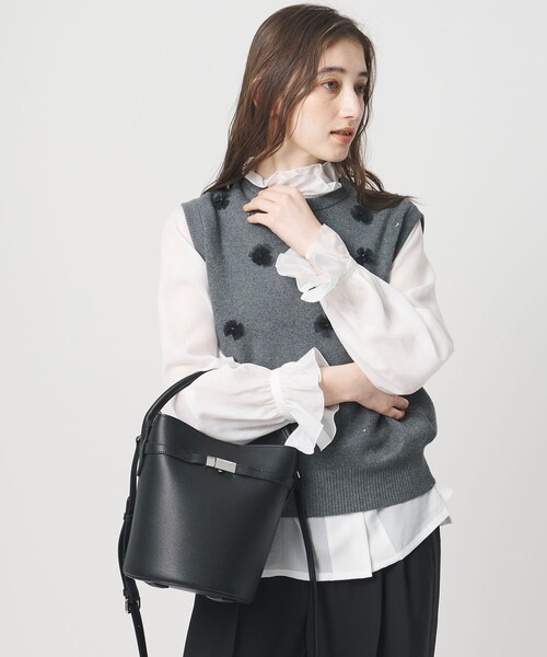 スクエアメタル バケットバッグ（トートバッグ）｜UNITED ARROWS