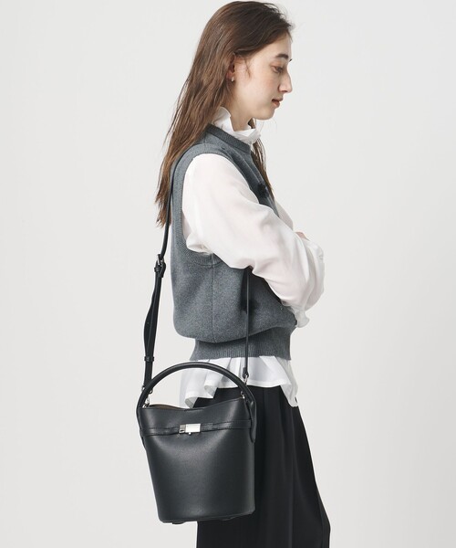 スクエアメタル バケットバッグ（トートバッグ）｜UNITED ARROWS