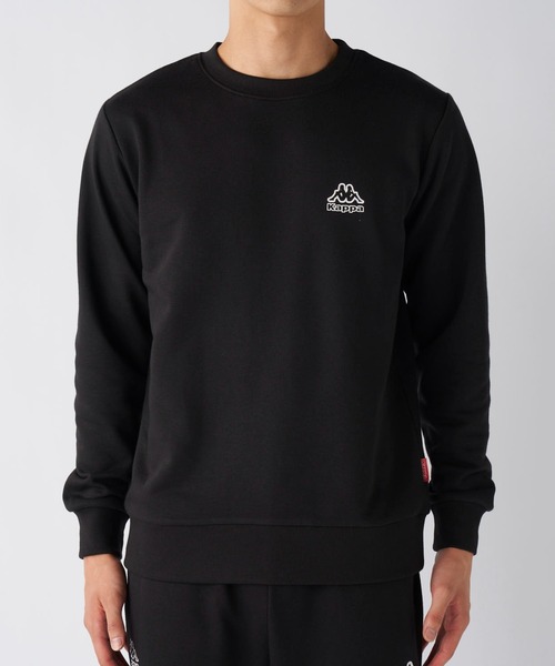 Kappa(カッパ)の「クルーネックスウェット(スウェット・メンズ・杢グレー/ブラック/グリーン/ネイビー・LARGE/X-LARGE/MEDIUM)」の5枚目の写真