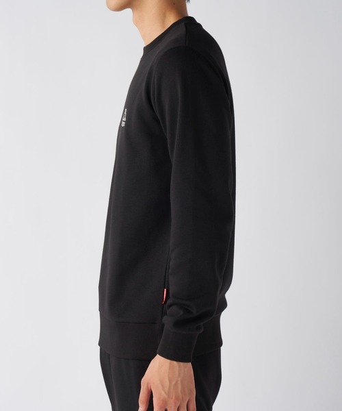 Kappa(カッパ)の「クルーネックスウェット(スウェット・メンズ・杢グレー/ブラック/グリーン/ネイビー・LARGE/X-LARGE/MEDIUM)」の6枚目の写真