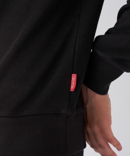 Kappa(カッパ)の「クルーネックスウェット(スウェット・メンズ・杢グレー/ブラック/グリーン/ネイビー・LARGE/X-LARGE/MEDIUM)」の9枚目の写真