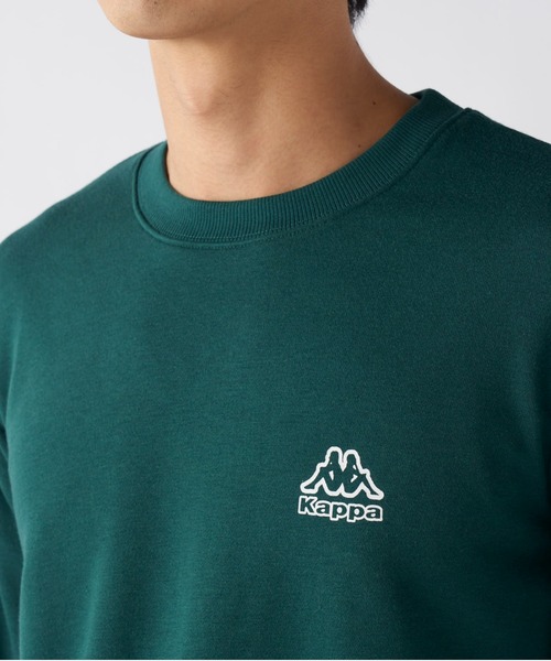 Kappa(カッパ)の「クルーネックスウェット(スウェット・メンズ・杢グレー/ブラック/グリーン/ネイビー・LARGE/X-LARGE/MEDIUM)」の15枚目の写真