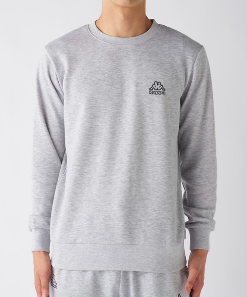 Kappa(カッパ)の「クルーネックスウェット(スウェット・メンズ・杢グレー/ブラック/グリーン/ネイビー・LARGE/X-LARGE/MEDIUM)」の19枚目の写真