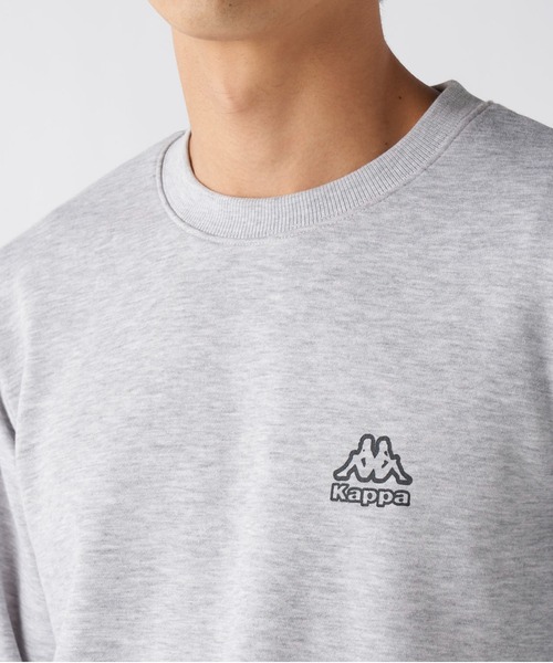 Kappa(カッパ)の「クルーネックスウェット(スウェット・メンズ・杢グレー/ブラック/グリーン/ネイビー・LARGE/X-LARGE/MEDIUM)」の22枚目の写真