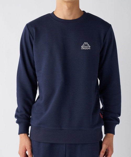 Kappa(カッパ)の「クルーネックスウェット(スウェット・メンズ・杢グレー/ブラック/グリーン/ネイビー・LARGE/X-LARGE/MEDIUM)」の17枚目の写真