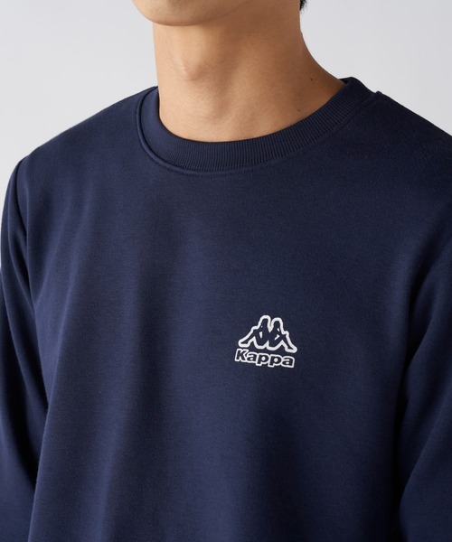 Kappa(カッパ)の「クルーネックスウェット(スウェット・メンズ・杢グレー/ブラック/グリーン/ネイビー・LARGE/X-LARGE/MEDIUM)」の11枚目の写真