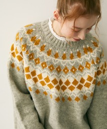 Crisp | ノルディックプルオーバーニット(ニット/セーター)