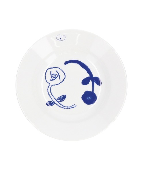 SALON adam et rope'（サロン アダム エ ロペ）の「【PASS THE BATON/ パスザバトン】ミナペルホネン Deep Plate（食器・レディース・ブルー系その他4/グリーン系その他・FREE）」の2枚目の写真