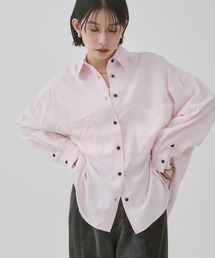 hunch | テンセルデニム 製品染め オーバーサイズ シャツ(シャツ/ブラウス)