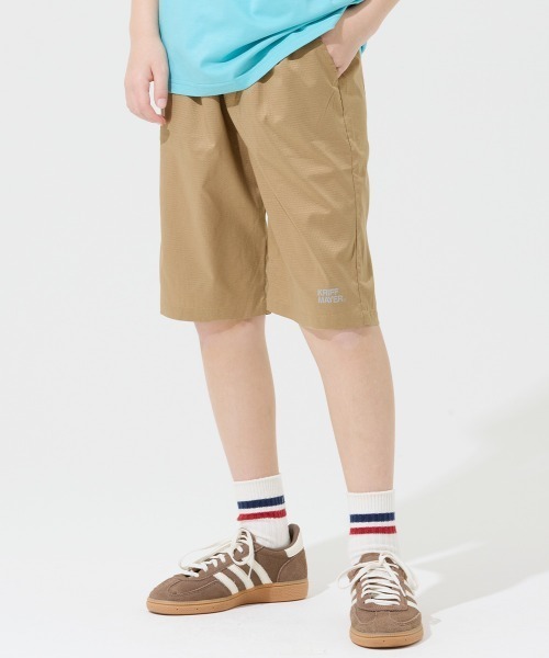 KRIFF MAYER Kid's Collection（クリフメイヤーキッズコレクション）の「【撥水・軽量・通気性】さらさらエアーショーツ（その他パンツ・キッズ・ベージュ/ブラック/オリーブ/サックスブルー・120/130/140/150/160/170）」の2枚目の写真