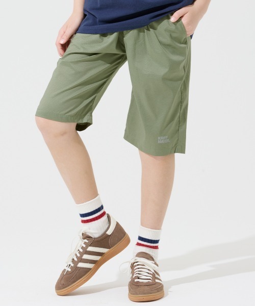 KRIFF MAYER Kid's Collection（クリフメイヤーキッズコレクション）の「【撥水・軽量・通気性】さらさらエアーショーツ（その他パンツ・キッズ・ベージュ/ブラック/オリーブ/サックスブルー・120/130/140/150/160/170）」の3枚目の写真