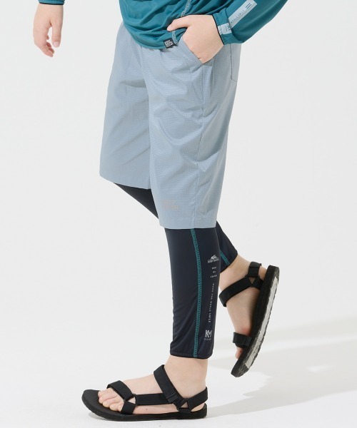 KRIFF MAYER Kid's Collection（クリフメイヤーキッズコレクション）の「【撥水・軽量・通気性】さらさらエアーショーツ（その他パンツ・キッズ・ベージュ/ブラック/オリーブ/サックスブルー・120/130/140/150/160/170）」の4枚目の写真