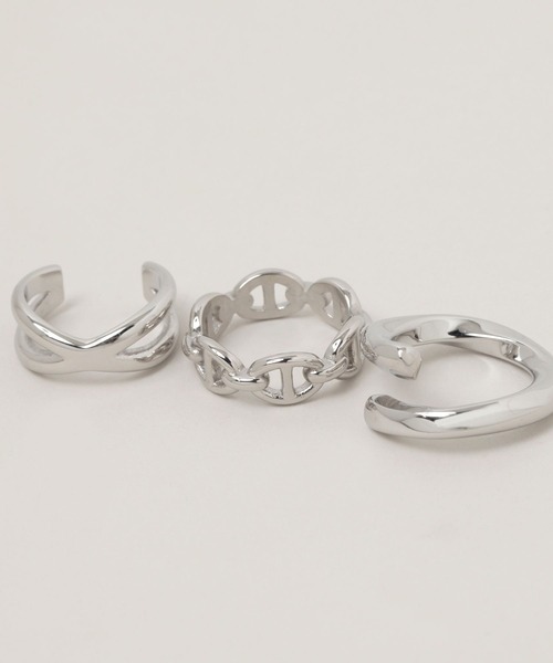 RAGEBLUE(レイジブルー)の「Stainless Assort Design Ring/ステンレスデザインリング(リング・メンズ・その他3/その他2/その他1・FREE)」の7枚目の写真