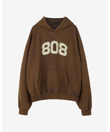 INEXCIS（イネクシス）の「808 ヘビーフリースフードパーカー (ブラウン)（パーカー）」