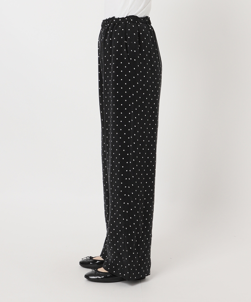 IENA(イエナ)の「IPEKERフィブリルドットプリントパンツ(その他パンツ・レディース・ブラック・34/36/38/40)」の10枚目の写真