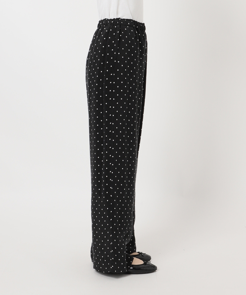 IENA(イエナ)の「IPEKERフィブリルドットプリントパンツ(その他パンツ・レディース・ブラック・34/36/38/40)」の12枚目の写真