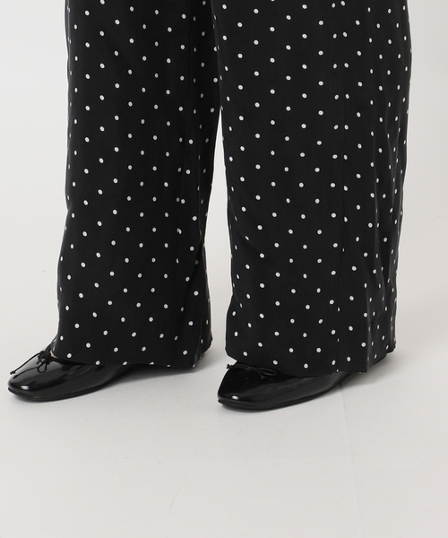 IENA(イエナ)の「IPEKERフィブリルドットプリントパンツ(その他パンツ・レディース・ブラック・34/36/38/40)」の16枚目の写真