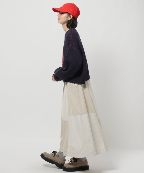 niko and...（ニコアンド）の「SEAモチーフニットプルオーバー（ニット/セーター・レディース・ネイビー/アイボリー/グレー・LARGE/MEDIUM）」の15枚目の写真