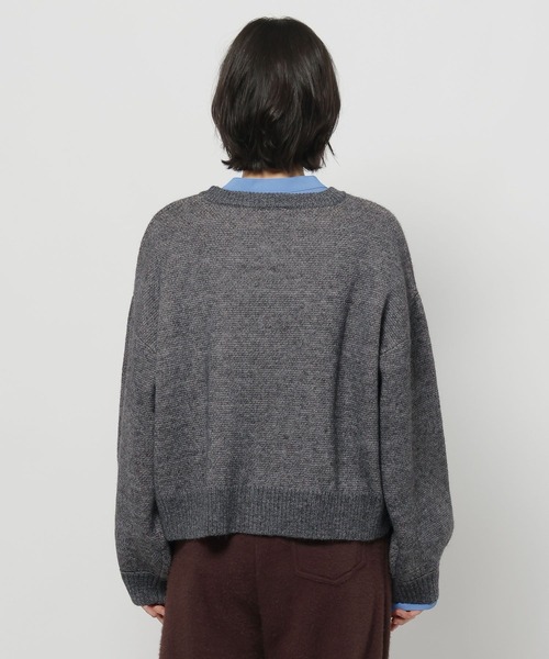 niko and...（ニコアンド）の「SEAモチーフニットプルオーバー（ニット/セーター・レディース・ネイビー/アイボリー/グレー・LARGE/MEDIUM）」の20枚目の写真