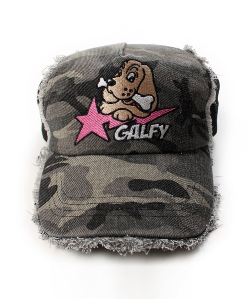 セール】GALFY（ガルフィー）星のわんちゃんボロボロCAP/ダメージ
