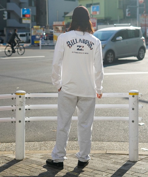BILLABONG(ビラボン)の「BILLABONG メンズ ARCH ロンT 【2026年春夏モデル】/ビラボンバックプリント長袖ロンT(Tシャツ/カットソー・メンズ・ホワイト/ブラック・MEDIUM/LARGE/X-LARGE)」の4枚目の写真