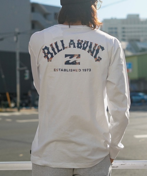 BILLABONG(ビラボン)の「BILLABONG メンズ ARCH ロンT 【2026年春夏モデル】/ビラボンバックプリント長袖ロンT(Tシャツ/カットソー・メンズ・ホワイト/ブラック・MEDIUM/LARGE/X-LARGE)」の7枚目の写真