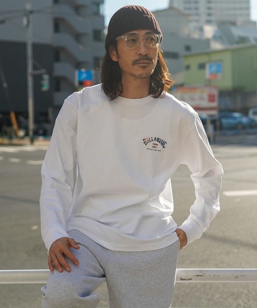 BILLABONG(ビラボン)の「BILLABONG メンズ ARCH ロンT 【2026年春夏モデル】/ビラボンバックプリント長袖ロンT(Tシャツ/カットソー・メンズ・ホワイト/ブラック・MEDIUM/LARGE/X-LARGE)」の5枚目の写真
