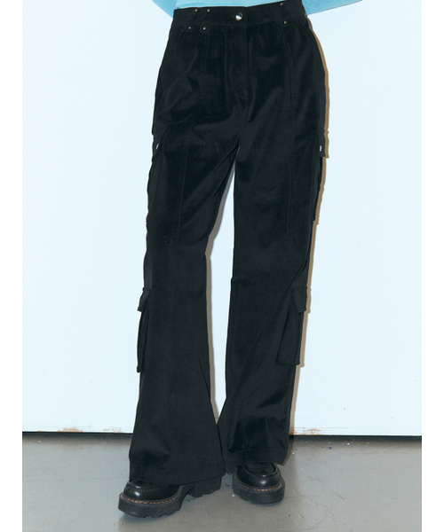 ETMON(エトモン)の「Corduroy Stud Pocket Pants, Black(その他パンツ・レディース・その他・S/M)」の5枚目の写真
