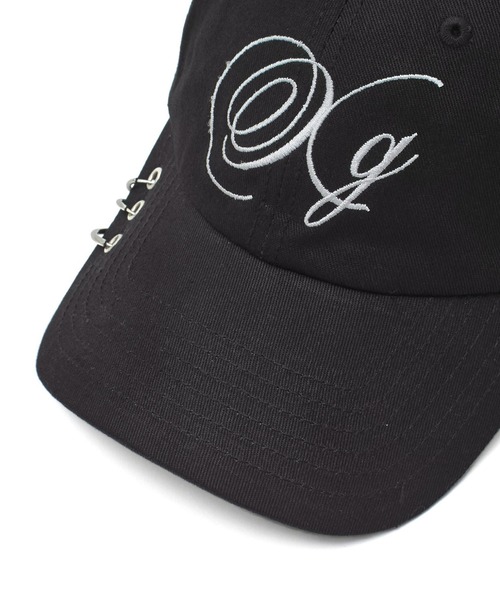 X-girl(エックスガール)の「CHARM ACCENT XG LOGO 6PANEL CAP(キャップ・レディース・ブラック/オリーブ/ベージュ・ONE SIZE)」の7枚目の写真
