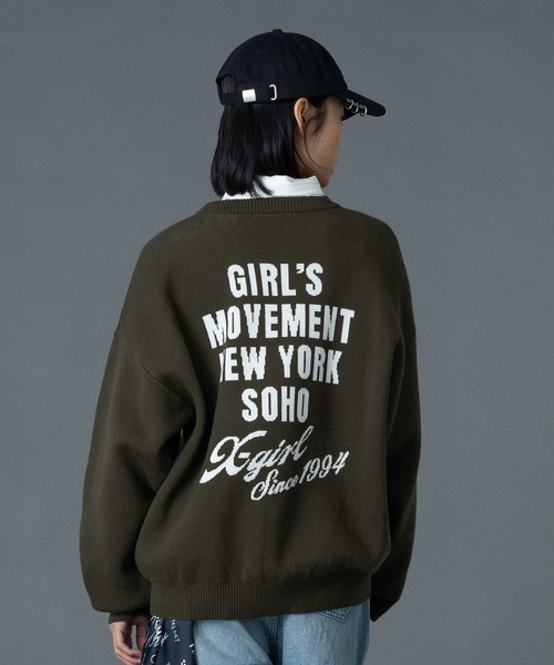 X-girl(エックスガール)の「CHARM ACCENT XG LOGO 6PANEL CAP(キャップ・レディース・ブラック/オリーブ/ベージュ・ONE SIZE)」の17枚目の写真