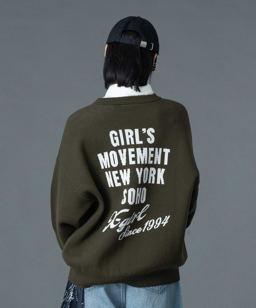 X-girl(エックスガール)の「CHARM ACCENT XG LOGO 6PANEL CAP(キャップ・レディース・ブラック/オリーブ/ベージュ・ONE SIZE)」の18枚目の写真