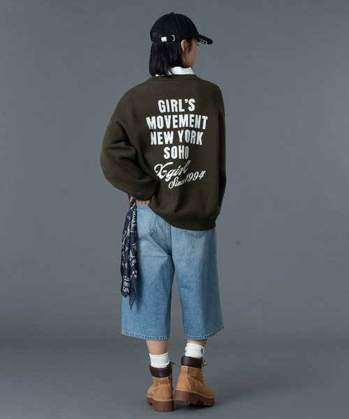 X-girl(エックスガール)の「CHARM ACCENT XG LOGO 6PANEL CAP(キャップ・レディース・ブラック/オリーブ/ベージュ・ONE SIZE)」の22枚目の写真