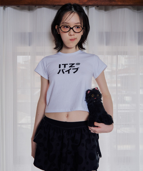 ITZAVIBE(イッザバイブ)の「BLACK DOTTED LAYERED WRAP SHORT SKIRT(スカート・レディース・その他・ONE SIZE)」の17枚目の写真