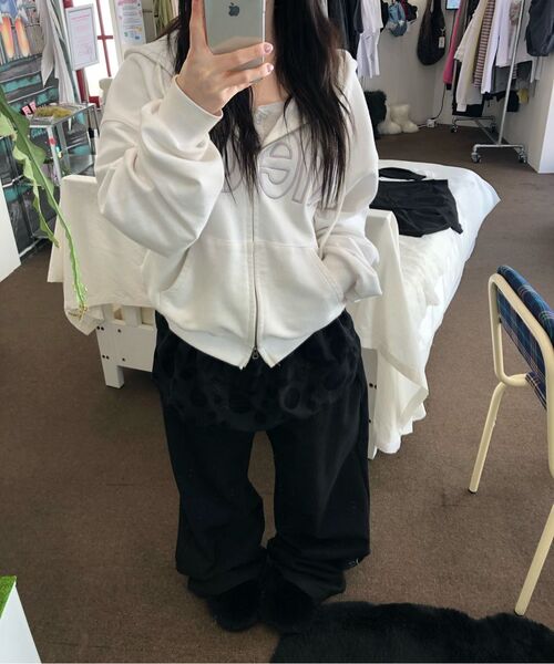 ITZAVIBE(イッザバイブ)の「BLACK DOTTED LAYERED WRAP SHORT SKIRT(スカート・レディース・その他・ONE SIZE)」の19枚目の写真