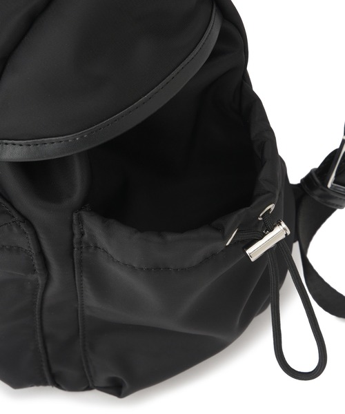 ADAM ET ROPE'（アダムエロペ）の「フラップベルトミディアムリュック（バックパック/リュック・レディース・ブラック・FREE）」の12枚目の写真