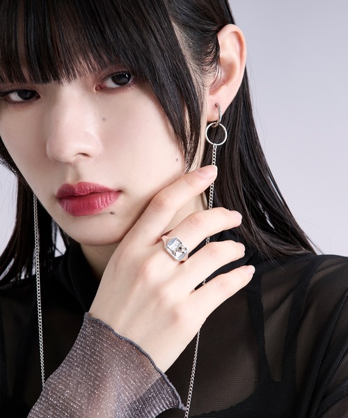 Ellno Loset(エルノロゼット)の「フィリグリーローズリング(リング・メンズ・シルバー・FREE)」の3枚目の写真