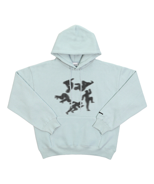 DOT RUSH LOGO HOODIE MINT — худи с логотипом мятного цвета