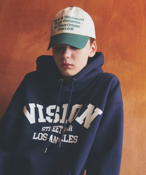 VISION STREET WEAR（ヴィジョンストリートウェア）の「VSW Wording Ball Cap Green（キャップ・レディース・その他・FREE）」の2枚目の写真