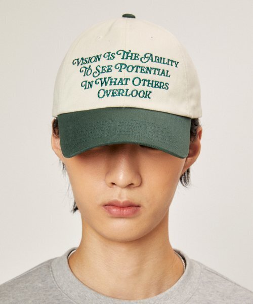 VISION STREET WEAR（ヴィジョンストリートウェア）の「VSW Wording Ball Cap Green（キャップ・レディース・その他・FREE）」の4枚目の写真