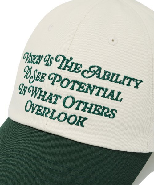 VISION STREET WEAR（ヴィジョンストリートウェア）の「VSW Wording Ball Cap Green（キャップ・レディース・その他・FREE）」の9枚目の写真