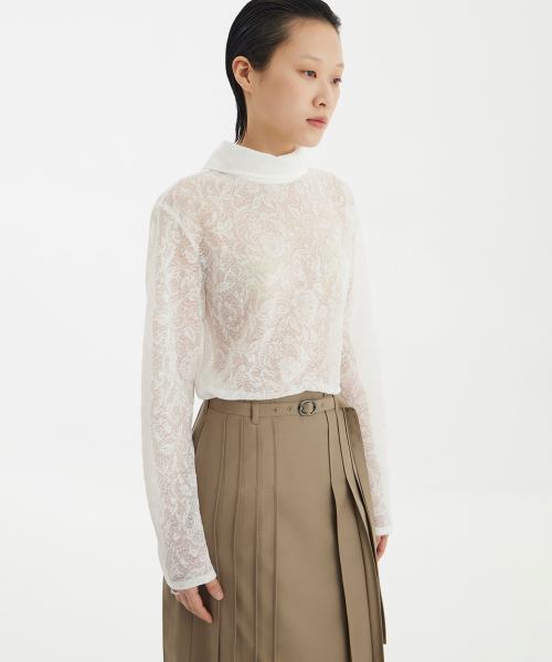 YOUTH(ユース)の「Turtleneck Blouse - White(シャツ/ブラウス・レディース・その他・S/M)」の9枚目の写真